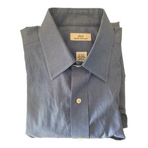 Brooks Brothers 346 All Cotton Non-Iron 100% Cotton Shirt 15 34/35 Blue Men’s